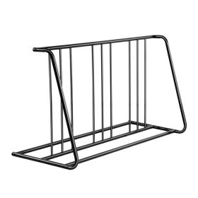 Bike Rack, Fits Tire Width 3 Inch/76.2 mm, Carbon Steel Double-Sided Grid Bike Rack Stand, Freestanding Bicycle Storage Holder for Curbside, Gara