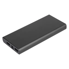 20000mAh Power Bank Portable External Battery Pack Phone Charger (Color: Black)